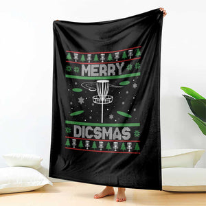 Disc Golf Christmas Throw Blanket Merry Discmas Ugly Xmas TS10 Print Your Wear