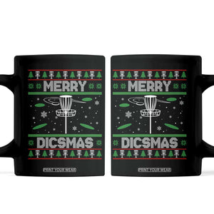 Disc Golf Christmas Coffee Mug Merry Discmas Ugly Xmas TS10 Black Print Your Wear