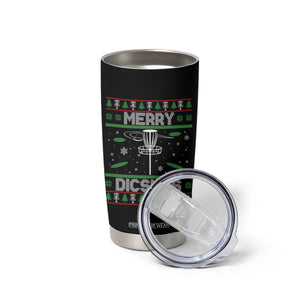Disc Golf Christmas Tumbler Cup Merry Discmas Ugly Xmas TS10 Print Your Wear