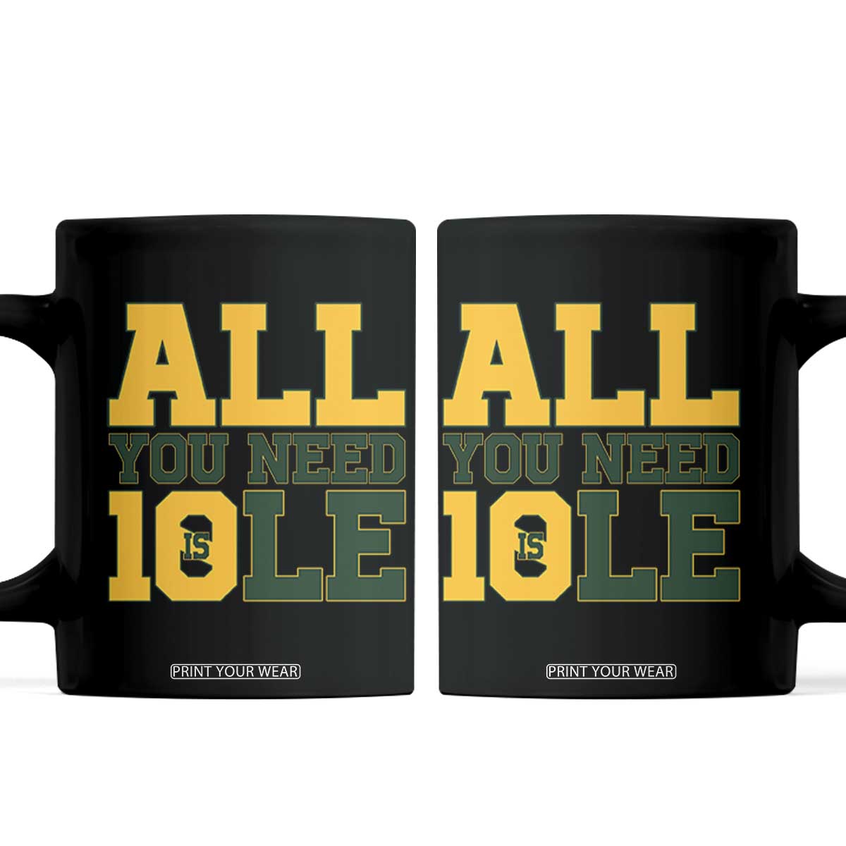 All You Need is Love Coffee Mug Retro Jordan GB Football Lover Fan Gift TS10 Black Print Your Wear