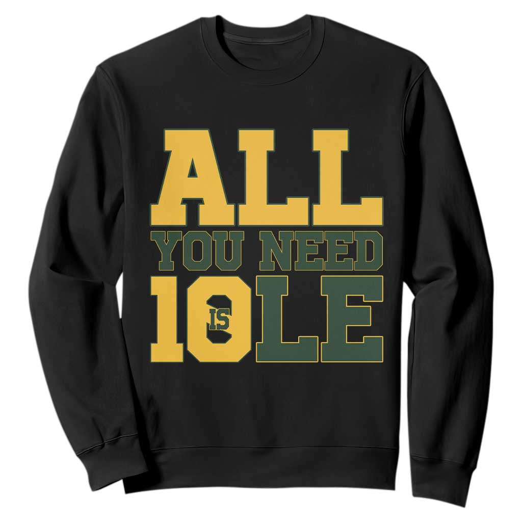 All You Need is Love Sweatshirt Retro Jordan GB Football Lover Fan Gift TS10 Black Print Your Wear