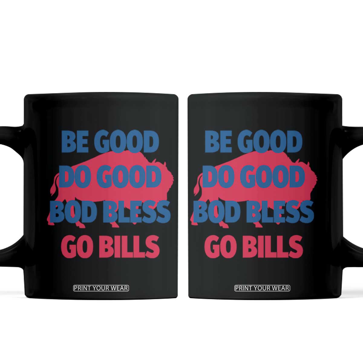 Football Lovers Coffee Mug Game Day Be Good Do Good God Bless Go BFB TS10 Black Print Your Wear