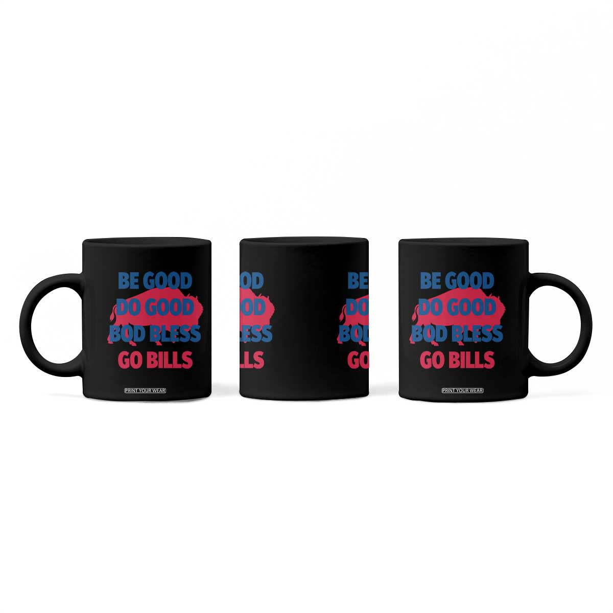 Football Lovers Coffee Mug Game Day Be Good Do Good God Bless Go BFB TS10 Print Your Wear