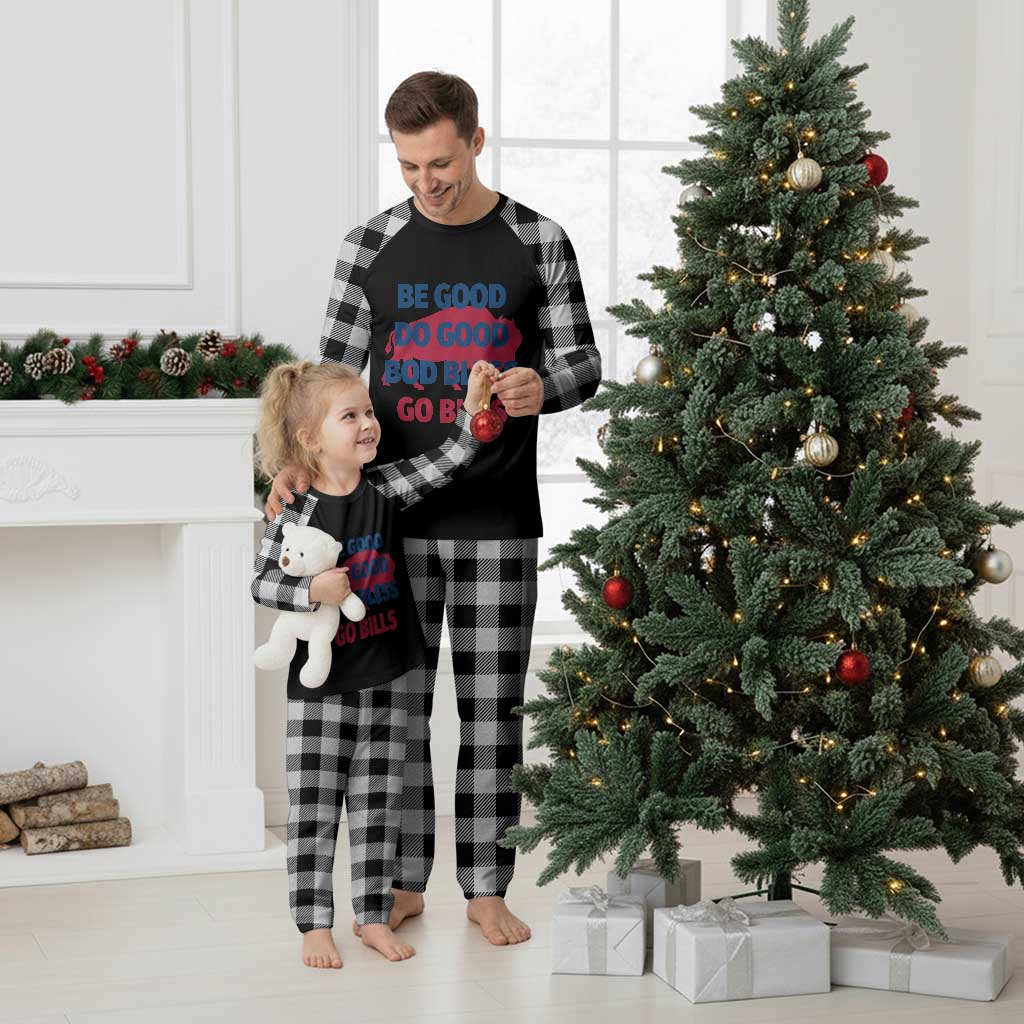 Football Lovers Plaid Pajama Set Game Day Be Good Do Good God Bless Go BFB TS10 White Plaid Print Your Wear