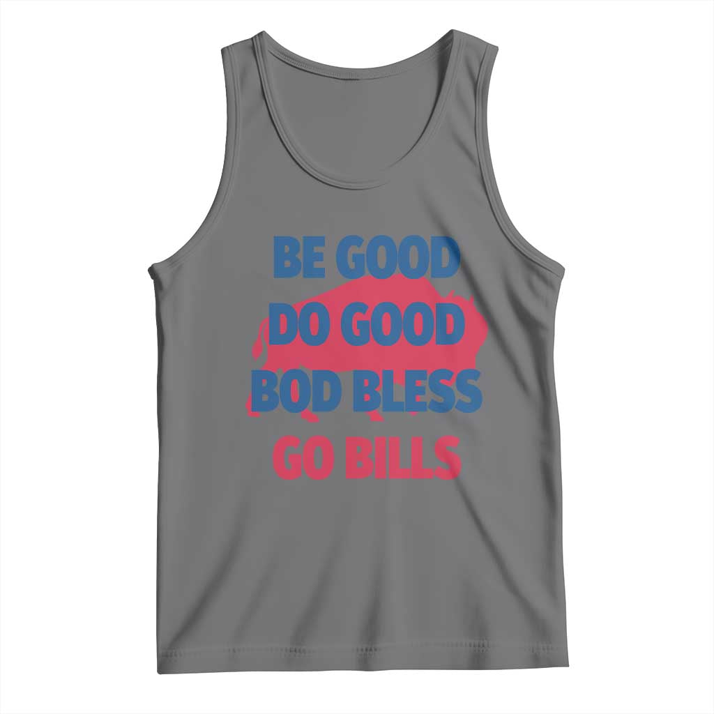 Football Lovers Tank Top Game Day Be Good Do Good God Bless Go BFB TS10 Black Heather Print Your Wear