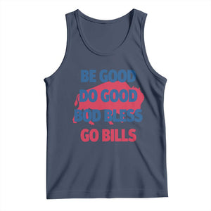 Football Lovers Tank Top Game Day Be Good Do Good God Bless Go BFB TS10 Navy Print Your Wear