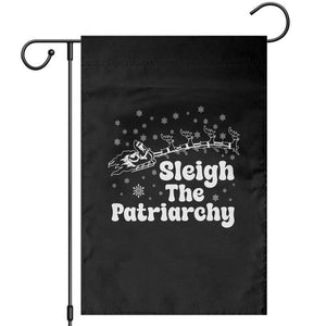 Sleigh The Patriarchy Garden Flag Christmas Feminist Womens Rights TS10 Black Print Your Wear