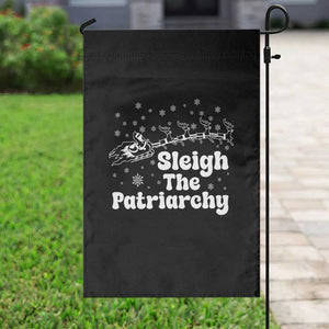 Sleigh The Patriarchy Garden Flag Christmas Feminist Womens Rights TS10 Print Your Wear