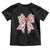 Coquette Valentine's Day Toddler T Shirt Heart Bow TS10 Black Print Your Wear