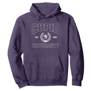 Cupid University Hoodie Cute Valentine's Day Funny College TS10 Purple Print Your Wear