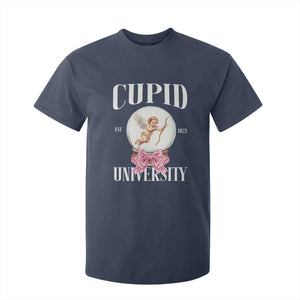 Cupid University T Shirt For Kid Cute Valentine's Day College TS10 Navy Print Your Wear