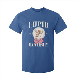 Cupid University T Shirt For Kid Cute Valentine's Day College TS10 Royal Blue Print Your Wear