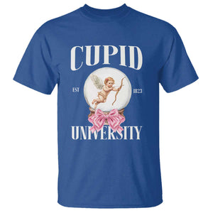 Cupid University T Shirt Cute Valentine's Day College TS10 Royal Blue Print Your Wear