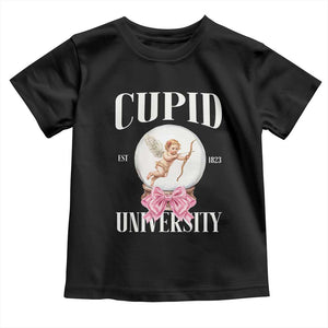 Cupid University Toddler T Shirt Cute Valentine's Day College TS10 Black Print Your Wear