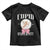 Cupid University Toddler T Shirt Cute Valentine's Day College TS10 Black Print Your Wear