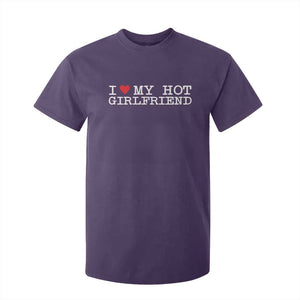 I Love My Hot Girlfriend T Shirt For Kid Valentines Day Gifts For Boyfriend TS10 Purple Print Your Wear