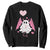 Valentines Ghost Sweatshirt Be My Boo Cute Funny TS10 Black Print Your Wear