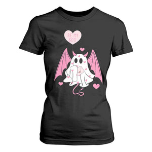 Valentines Ghost T Shirt For Women Be My Boo Cute Funny TS10 Black Print Your Wear