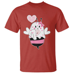 Valentines Ghost T Shirt Be My Boo Bee Boobee Coquette Cute Funny TS10 Red Print Your Wear