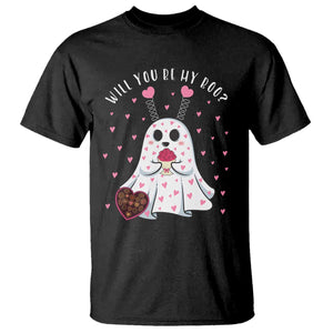 Valentines Ghost T Shirt Will You Be My Boo Cute Funny TS10 Black Print Your Wear