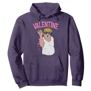 Trump Bae Valentine Heart Hoodie TS10 Purple Print Your Wear