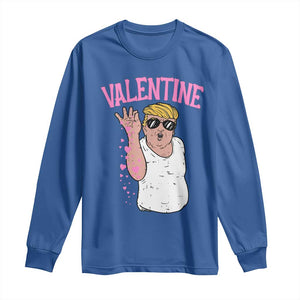 Trump Bae Valentine Heart Long Sleeve Shirt TS10 Royal Blue Print Your Wear