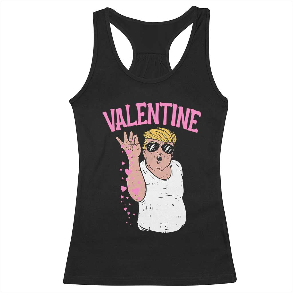 Trump Bae Valentine Heart Racerback Tank Top TS10 Black Print Your Wear