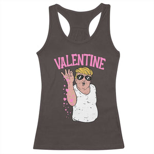 Trump Bae Valentine Heart Racerback Tank Top TS10 Dark Chocolate Print Your Wear