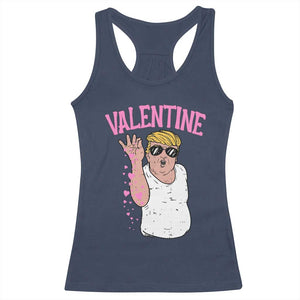 Trump Bae Valentine Heart Racerback Tank Top TS10 Navy Print Your Wear