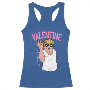 Trump Bae Valentine Heart Racerback Tank Top TS10 Royal Blue Print Your Wear