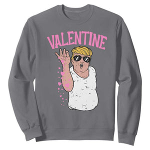 Trump Bae Valentine Heart Sweatshirt TS10 Charcoal Print Your Wear