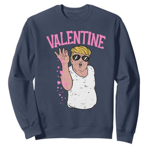 Trump Bae Valentine Heart Sweatshirt TS10 Navy Print Your Wear