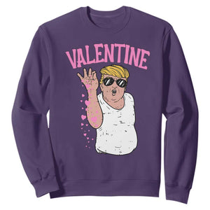 Trump Bae Valentine Heart Sweatshirt TS10 Purple Print Your Wear