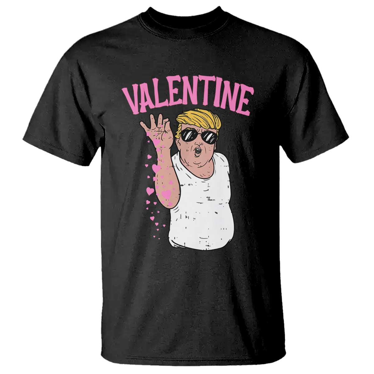 Trump Bae Valentine Heart T Shirt TS10 Black Print Your Wear