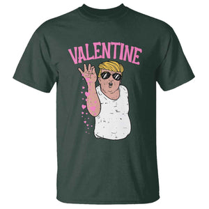 Trump Bae Valentine Heart T Shirt TS10 Dark Forest Green Print Your Wear