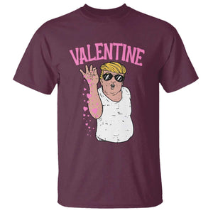 Trump Bae Valentine Heart T Shirt TS10 Maroon Print Your Wear