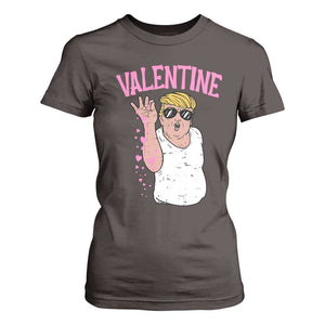 Trump Bae Valentine Heart T Shirt For Women TS10 Dark Chocolate Print Your Wear