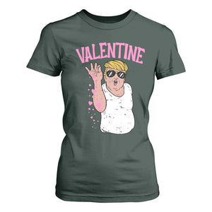 Trump Bae Valentine Heart T Shirt For Women TS10 Dark Forest Green Print Your Wear