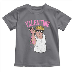 Trump Bae Valentine Heart Toddler T Shirt TS10 Charcoal Print Your Wear