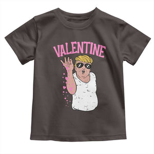 Trump Bae Valentine Heart Toddler T Shirt TS10 Dark Chocolate Print Your Wear