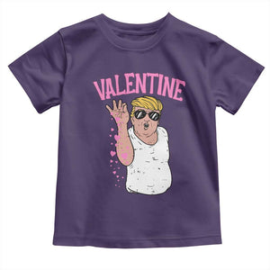 Trump Bae Valentine Heart Toddler T Shirt TS10 Purple Print Your Wear