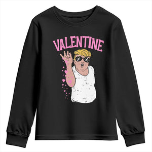 Trump Bae Valentine Heart Youth Sweatshirt TS10 Black Print Your Wear