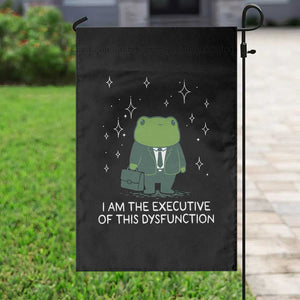 Funny Frog Garden Flag I Am The Executive Of This Dysfunction TS10 Print Your Wear