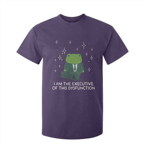 Funny Frog T Shirt For Kid I Am The Executive Of This Dysfunction TS10 Purple Print Your Wear