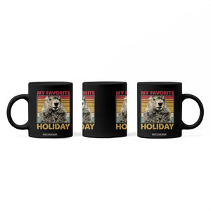 Groundhog Day Coffee Mug Retro My Favorite Holiday Retro Woodchuck TS10 Print Your Wear