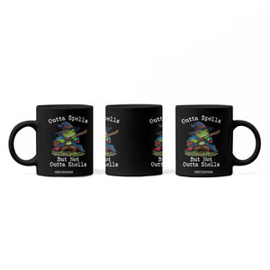 Wizard Frog Meme Coffee Mug Outta Spells But Not Outta Shells TS10 Print Your Wear