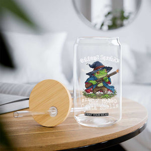 Wizard Frog Meme Glass Can Outta Spells But Not Outta Shells TS10 Print Your Wear