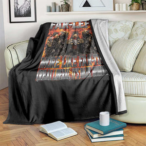 Funny Hard Skeleton Meme Bootleg Throw Blanket Far Left? More Like Farting TS10 Print Your Wear