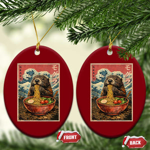 Japanese Groundhog Ramen Noodles Ceramic Ornament Funny Kawaii Anime TS10 Print Your Wear