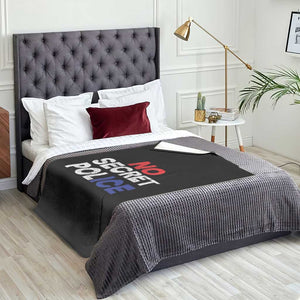 Subtle Abolish Ice Throw Blanket No Secret Police TS10 Print Your Wear